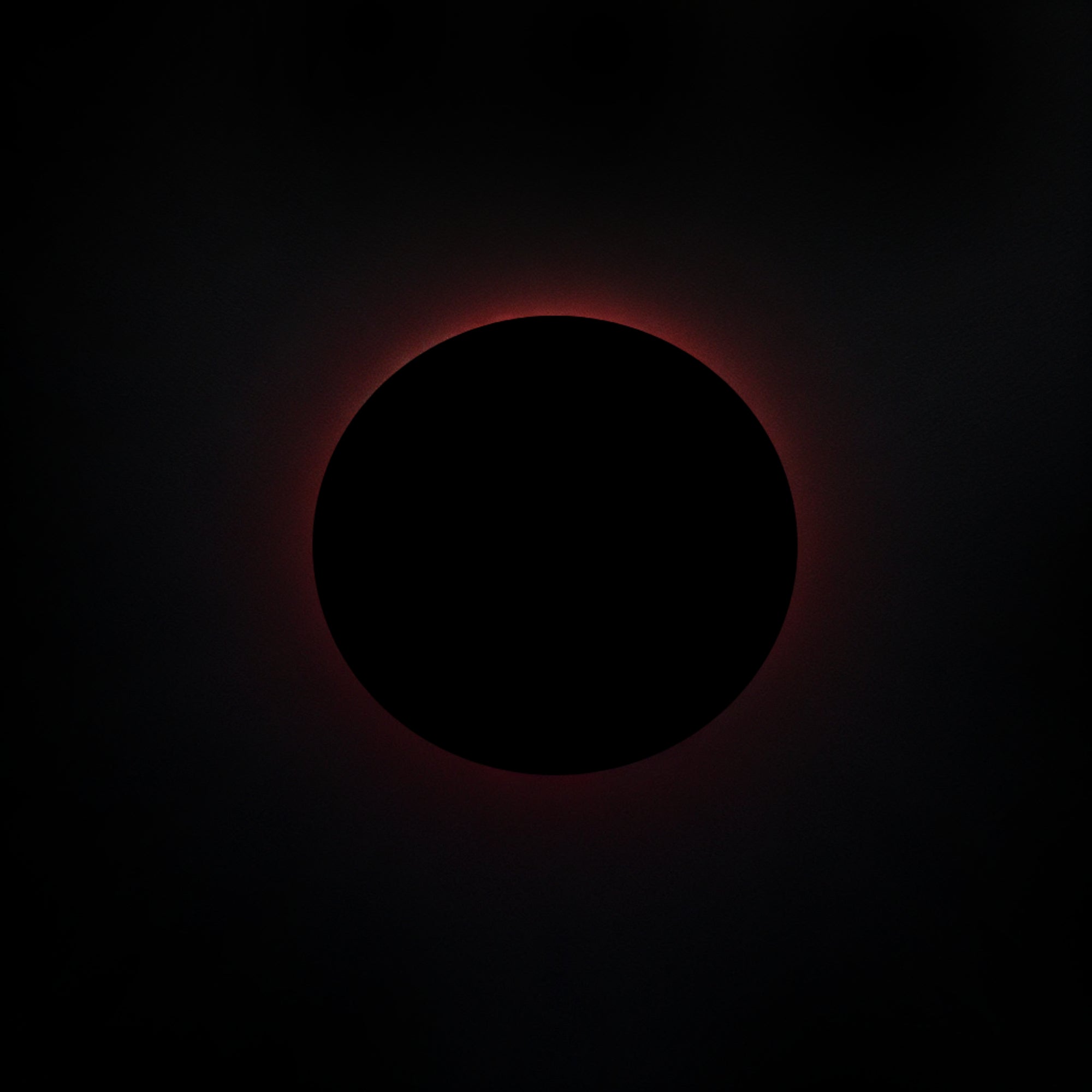 black hole image red eclipse